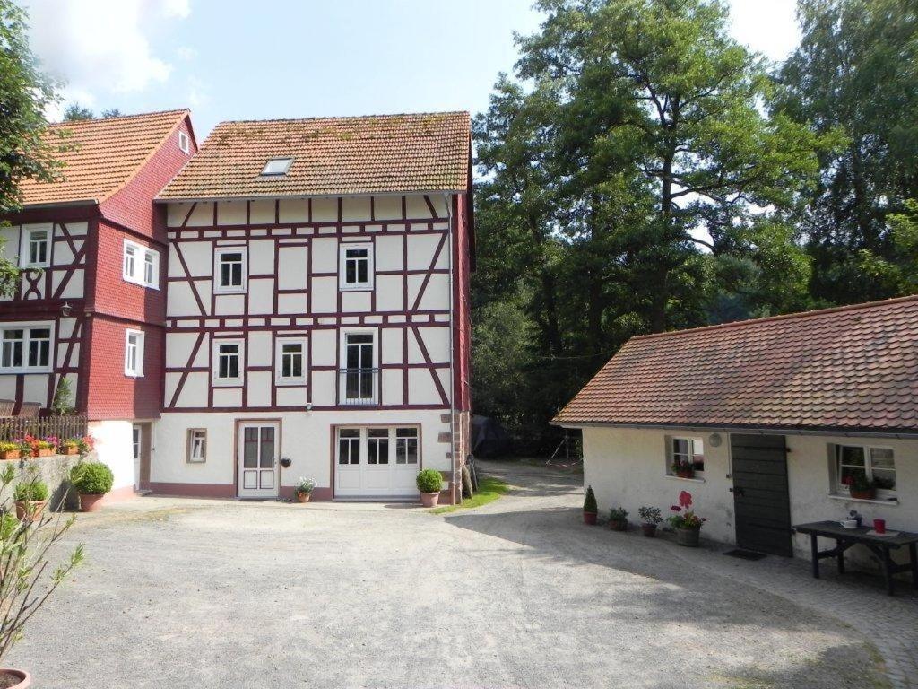 Ferienwohnung Tiererlebnishof Obermuehle Biebergemund Екстер'єр фото